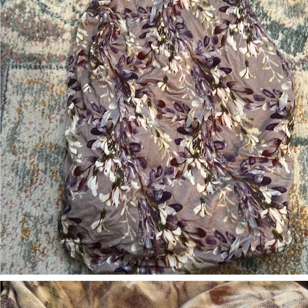 Posh peanut Trinity Crib sheet EUC